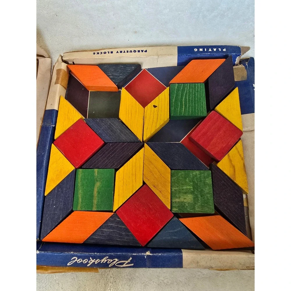 Playskool vintage parquetry